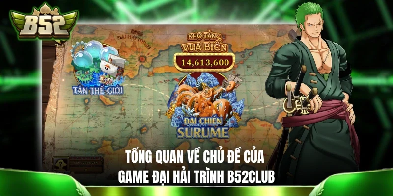 Đại Hải Trình B52CLUB: Săn Quái Thú Surume 10 Triệu Xu Tổng quan về chủ đề của game Đại Hải Trình B52CLUB