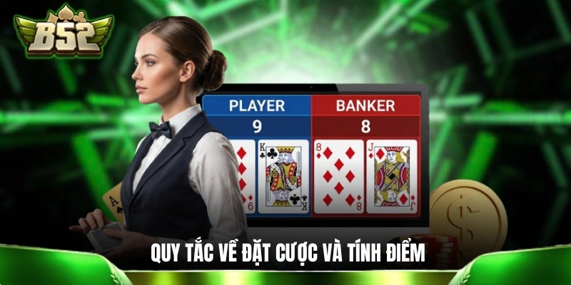 Baccrat Super 6 B52 - Cơ Hội Săn Thưởng Lên Đến 1 Ăn 17 Quy tắc về đặt cược và tính điểm trong Baccrat Super 6